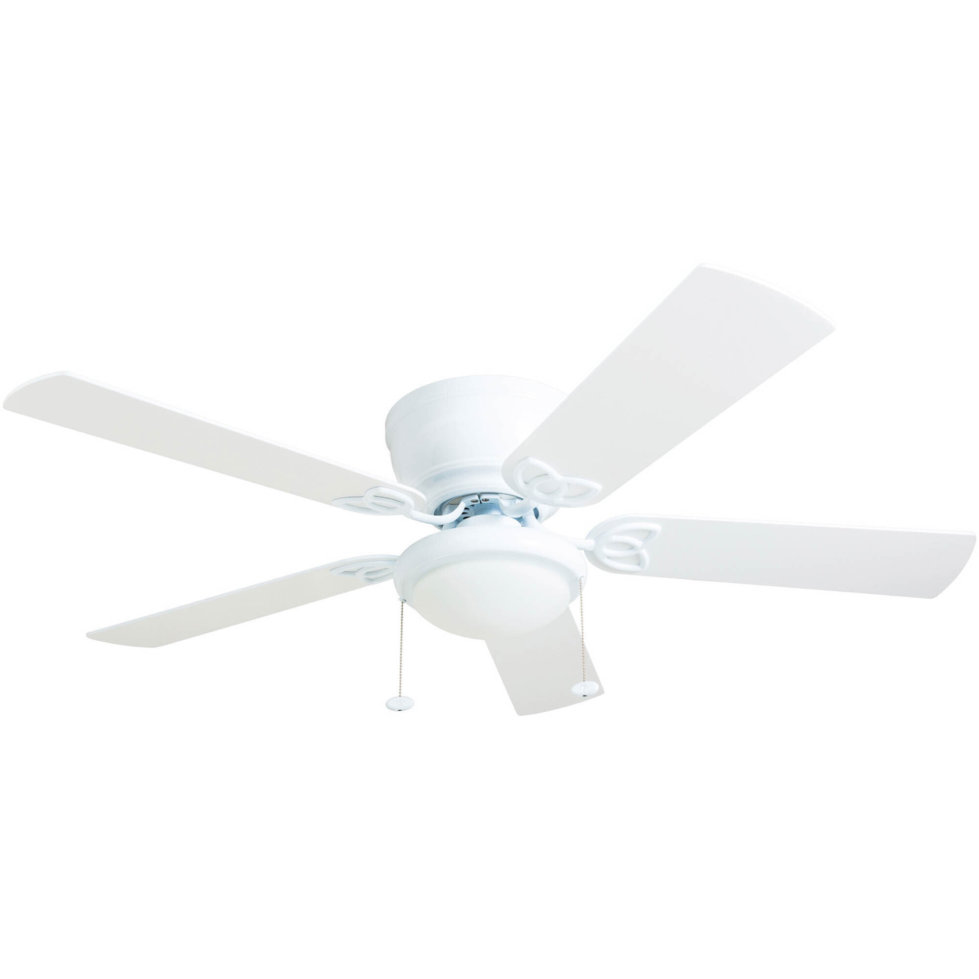 Prominence Home, 52in. Benton Ceiling Fan White, Fan Diameter 52 in, Fan Blade Span 50-54 Air Delivery 3723 cfm, Model# 50852